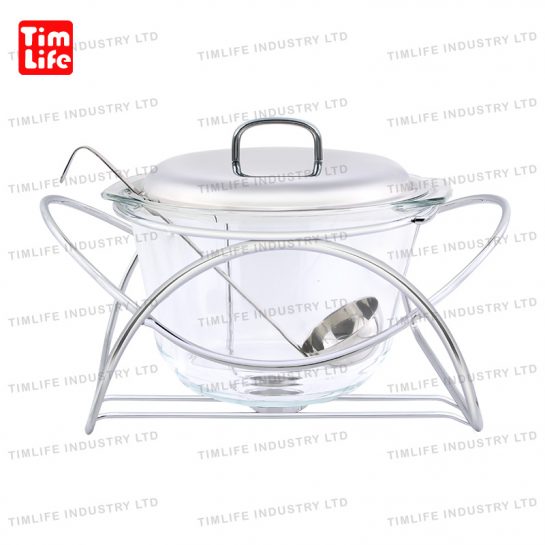 Chafing-dish-Food-warmer-glass-tray-Salad Bowl-Eva Series-TM-1102