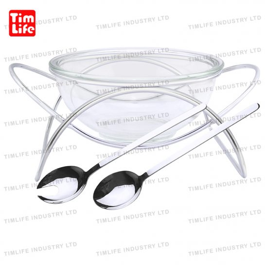 Chafing-dish-Food-warmer-glass-tray-Salad Bowl-Eva Series-TM-1102