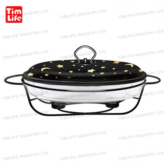 Chafing dish Food warmer glass tray Salad Bowl Najma Series-TM-1103