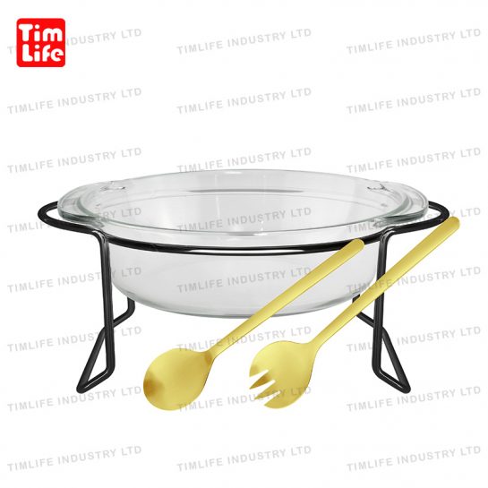 Chafing dish Food warmer glass tray Salad Bowl Najma Series-TM-1103