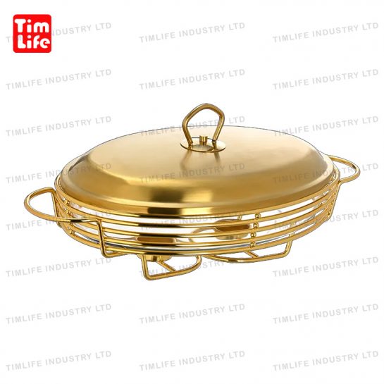 Chafing-dish-Food-warmer-glass-tray-Romane Series-TM-1101