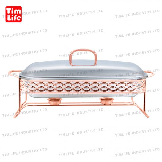 Chafing-dish-Food-warmer-glass-tray-Salad Bowl-Phoebe Series-TM-1103