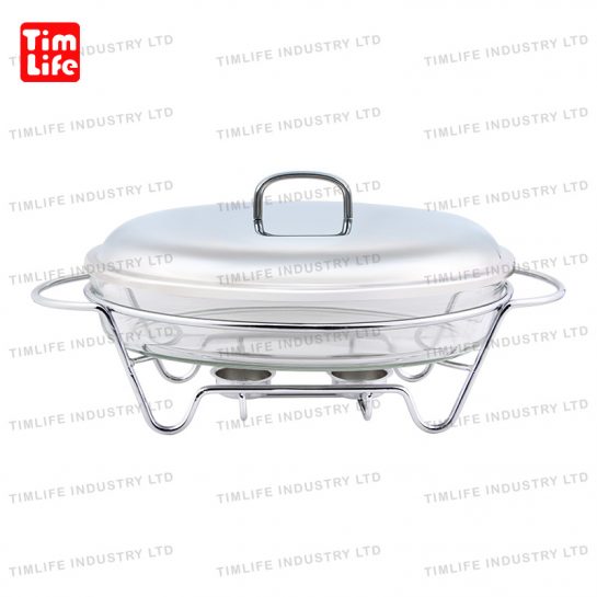 Chafing dish Food warmer glass tray Salad Bowl Winni Series-TM-1108