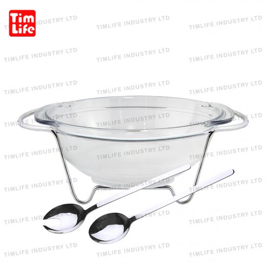 Chafing dish Food warmer glass tray Salad Bowl Winni Series-TM-1108