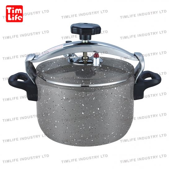 Aluminium Pressure Cooker pot-TM-2101 handle black