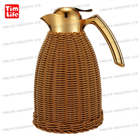 RATTAN VACUUM FLASK-THERMOS JUG-TM-3101