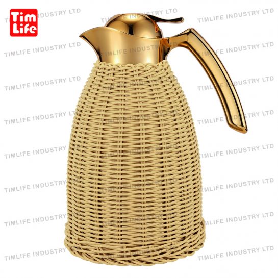 RATTAN VACUUM FLASK-THERMOS JUG-TM-3101