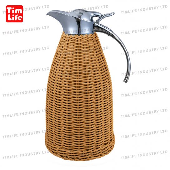 RATTAN VACUUM FLASK-THERMOS JUG-TM-3112